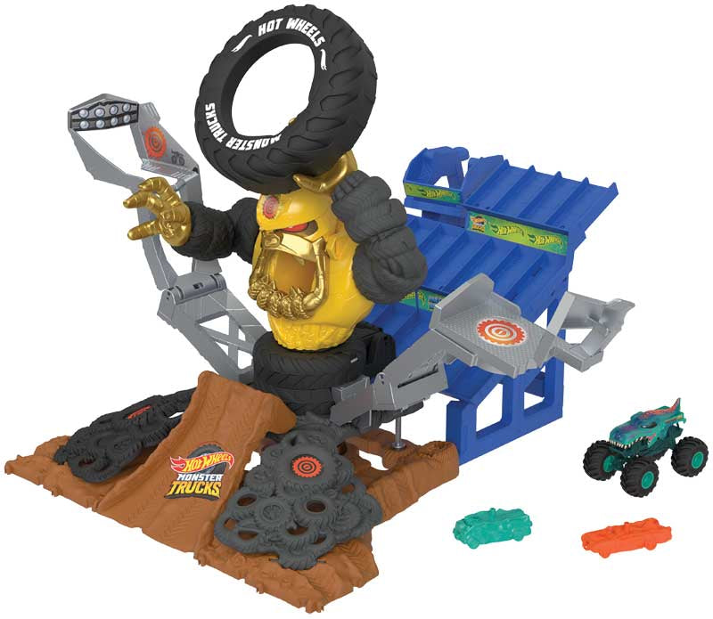 Mattel Hot Wheels Monster Truck Arena Crushzilla Playset