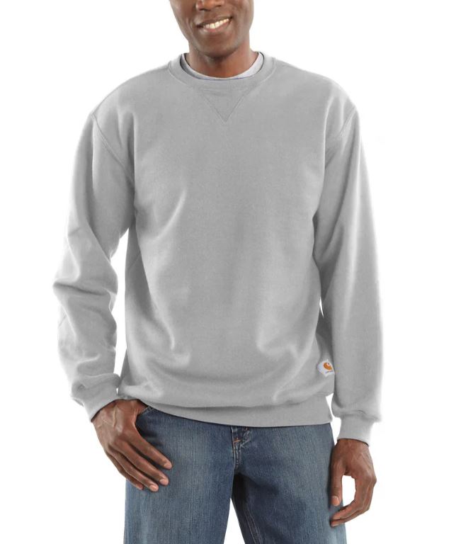 【Carhartt】 ★ FLEECE SWEATSHIRT ★ LOOSE FIT Carhartt Mens Loose Fit Fleece Pullover Crewneck Sweatshirt