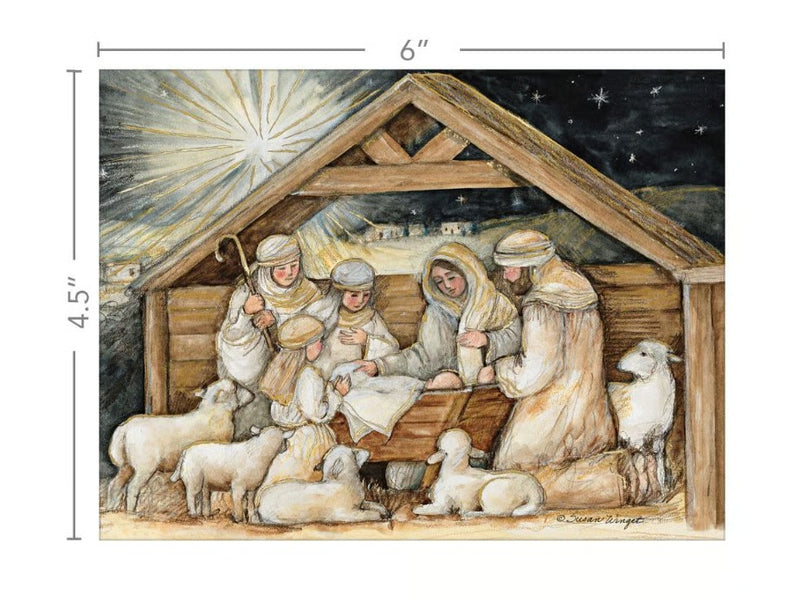 Lang Nativity Hues Classic Christmas Cards