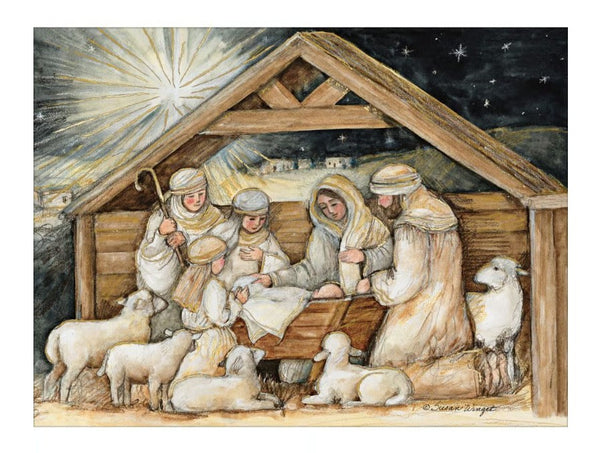 Lang Nativity Hues Classic Christmas Cards