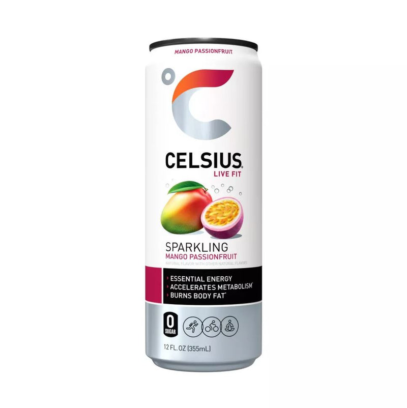 CELSIUS Live Fit Energy Drink - Sparkling Mango Passion - 12 oz.