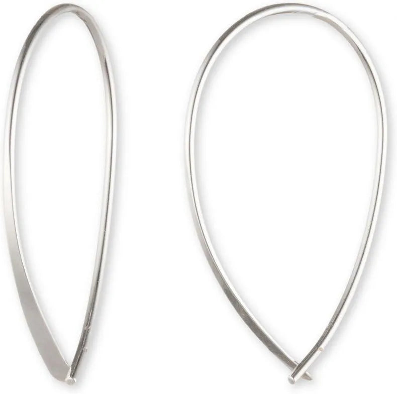 Lauren Ralph Lauren Silver Metal Threader Earrings