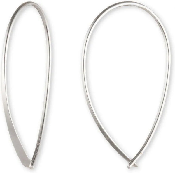 Lauren Ralph Lauren Silver Metal Threader Earrings