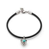 Unode50 Ser Unico Bracelet - Medium - Leather and Silver Plated