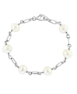 Effy 925 Sterling Silver Fresh Water Pearl Bracelet