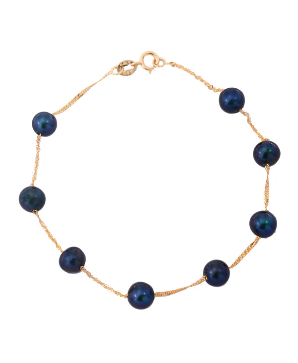 Effy 14K Yellow Gold Cultured Fresh Water Pearl Bracelet