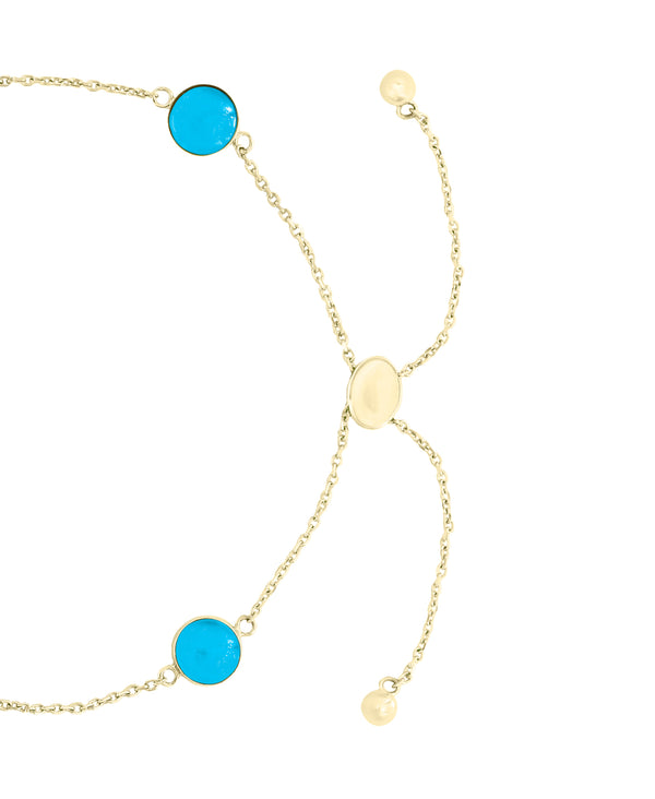 Effy 14K Yellow Gold Turquoise Bracelet