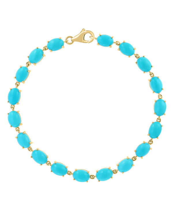 Effy 14K Yellow Gold Turquoise Bracelet