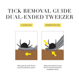 Tweezerman Dual Sided Pet Tick Removal Tweezer