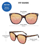 Knockaround Deja Views Tortoise Shell Frame - Rose Gold Lens - Polarized Sunglasses