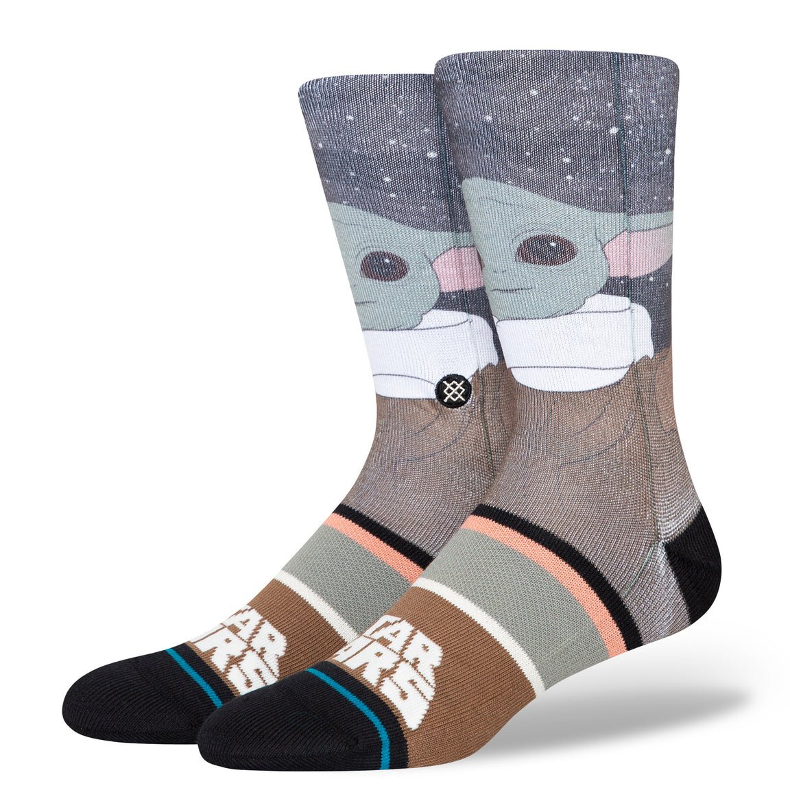 Stance Mens Star Wars Grogu By Jaz Poly Crew Socks