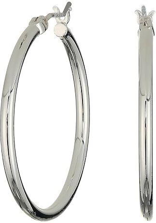 Lauren Ralph Lauren Silver Hoop Earrings