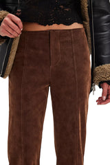 Free People Womens Glow Up Vegan Suede Pants