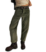 Free People Womens Deep Trance Dropped Corduroy Jeans