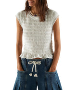 Free People Womens We The Free Sylvie Short Sleeve T-Shirt