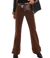 Free People Womens Glow Up Vegan Suede Pants