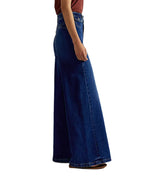 Free People Womens We The Free Kellee High-Rise Palazzo Jeans