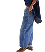 Free People Womens We The Free Easy Peasy Pull-On Jeans