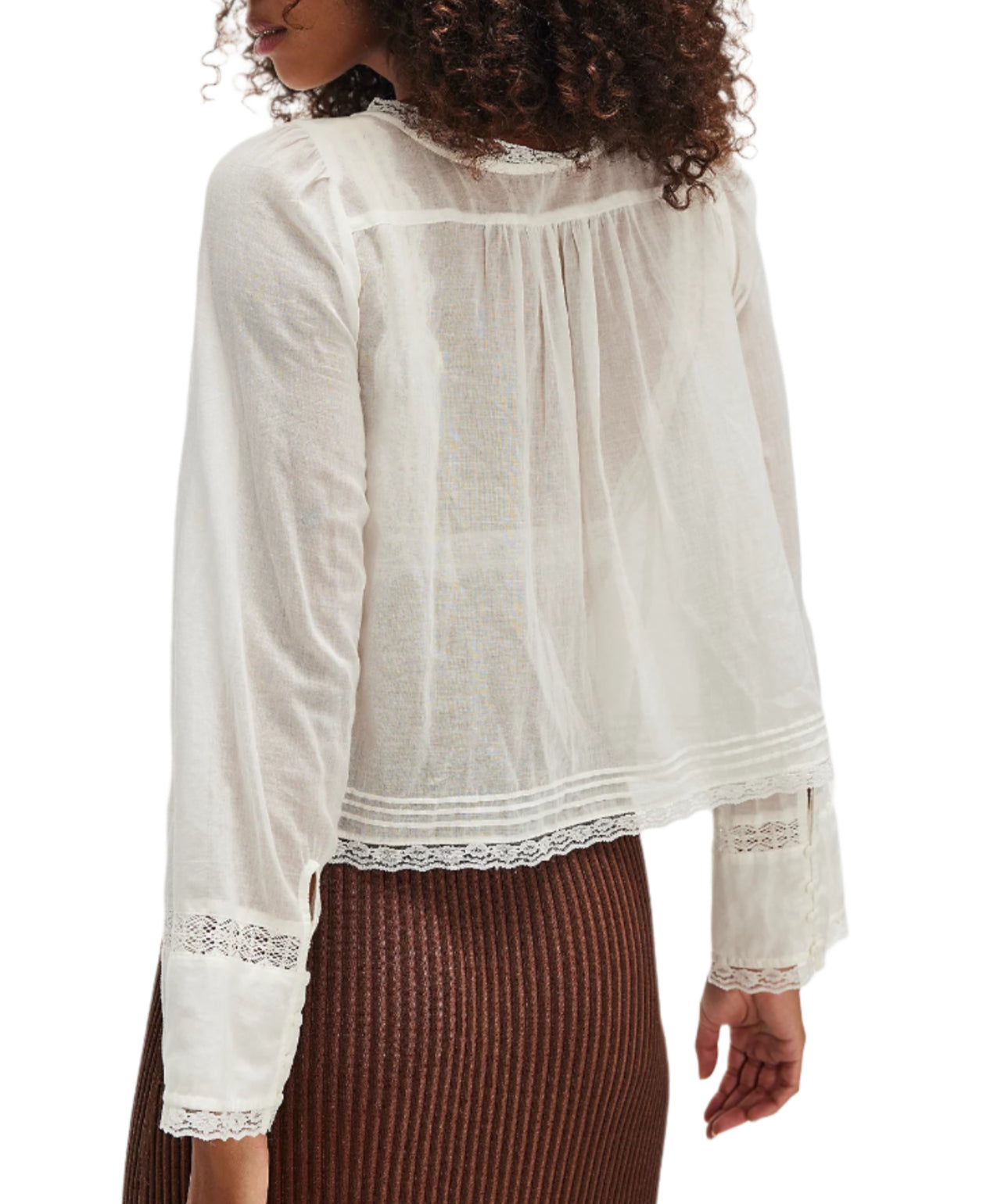 Free People Womens Forevermore Long Sleeve Top