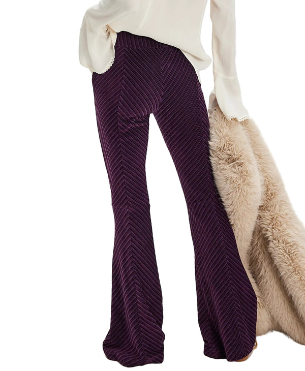 Free People Womens Penny Pull-On Velvet Pants