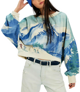 Free People Womens Gaia Sweatshirt