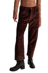 Free People Womens Deep Trance Dropped Corduroy Jeans