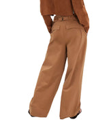 Free People Womens Buckle Back Trousers