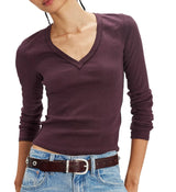 Free People Womens Neria Long Sleeve Shirt