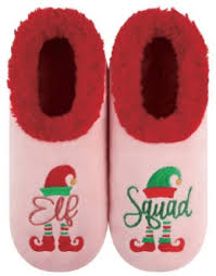 Snoozies Womens Elf Squad Slippers - Size Small