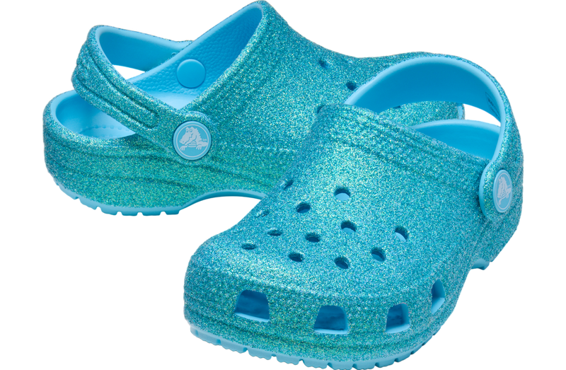 Crocs Classic Iridescent Glitter Clogs