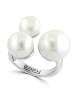 Effy 925 Sterling Silver Fresh Water Pearl Ring - Size 7