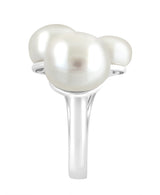 Effy 925 Sterling Silver Fresh Water Pearl Ring - Size 7