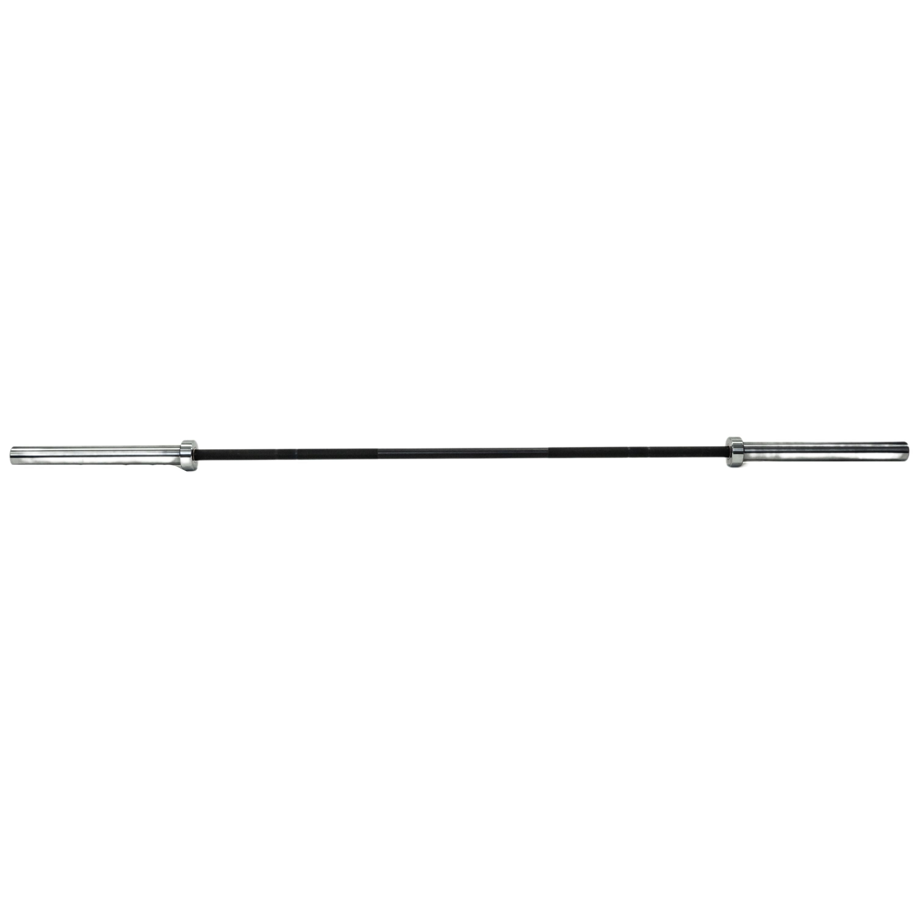 TRU GRIT 45 lbs. Black Zinc Barbell