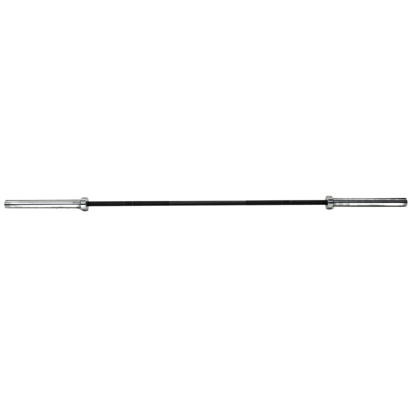 TRU GRIT 45 lbs. Black Zinc Barbell