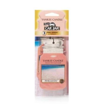 Yankee Candle Car Jar Car Freshener - Pink Sands - 3 Pack