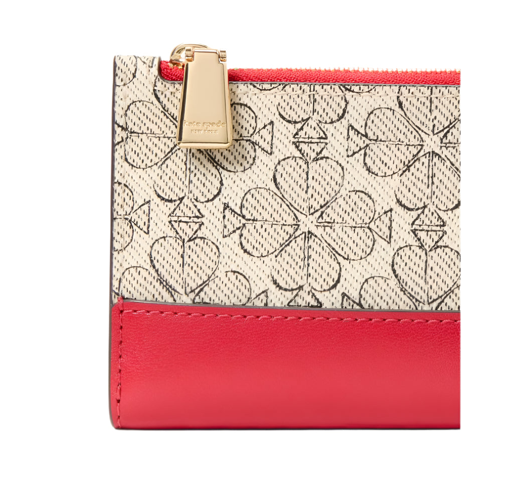 折りたたみ財布 Kate Spade Spade Flower Small Slim Bifold Wallet KI676 Kate Spade Spade Flower Small Slim Bifold Wallet – ShopCGX