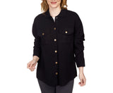 Ruby Rd. Womens Snap Front Shacket