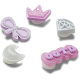 Crocs OOTD Glitter Shoe Charm Jibbitz - 5 Pack