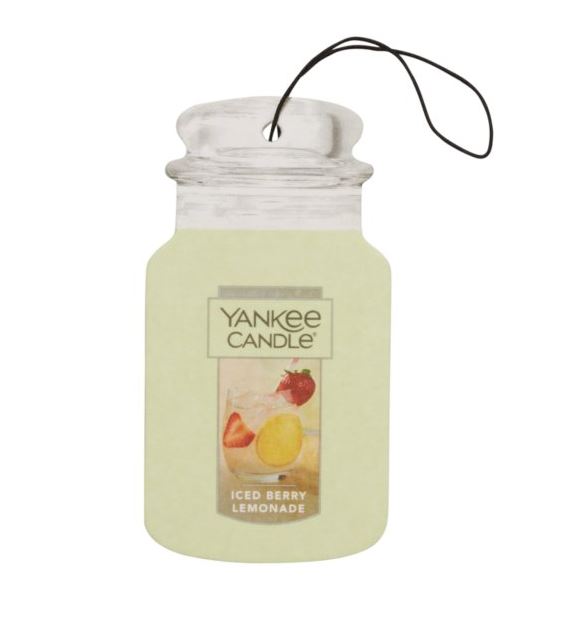 Yankee Candle Car Jar Car Freshener - Iced Berry Lemonade