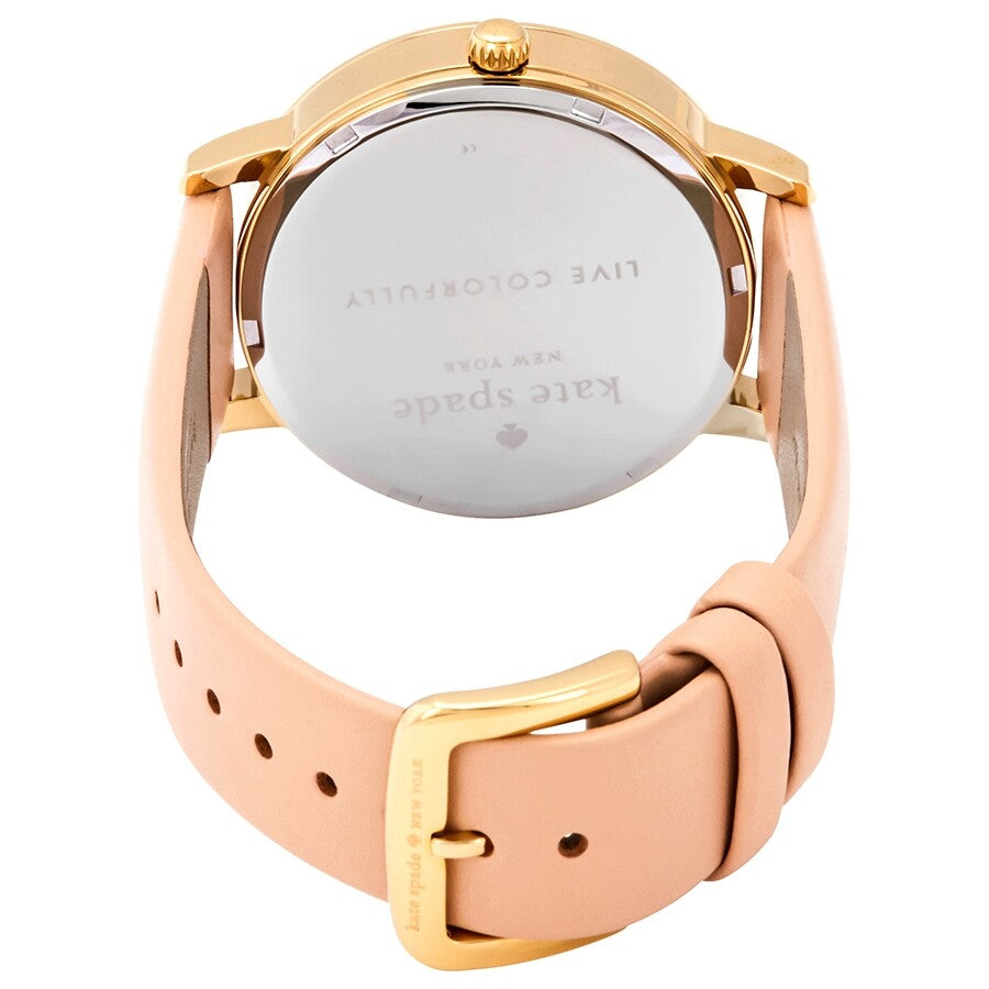 Kate Spade Metro Grand Antoine Cream Dial Ladies Leather Watch