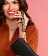 Kedzie Vegan Leather Interchangeable Wristlet Strap