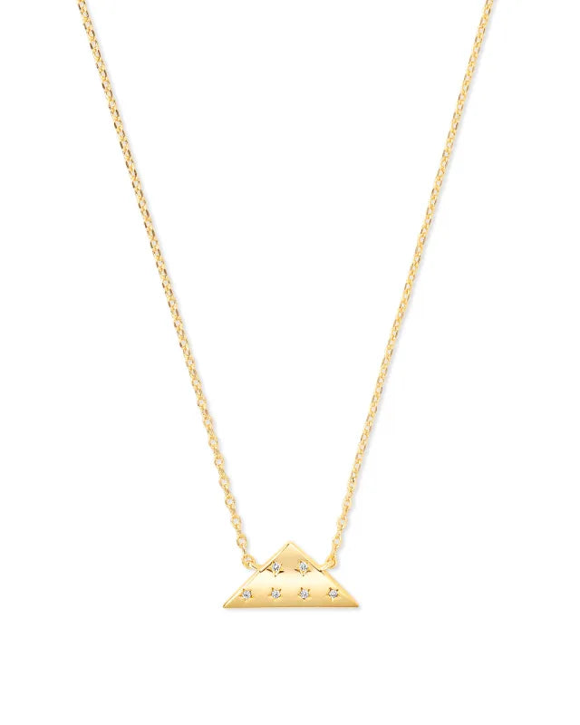 Kendra Scott Fold of Honor Gold Pendant Necklace