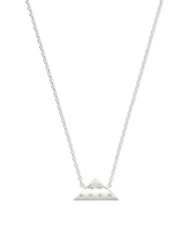 Kendra Scott Folds of Honor Silver Pendant Necklace