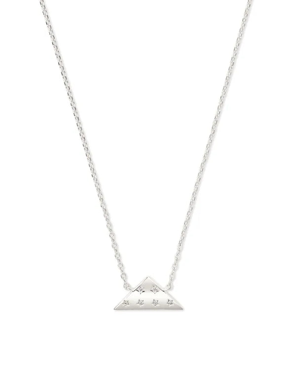 Kendra Scott Folds of Honor Silver Pendant Necklace