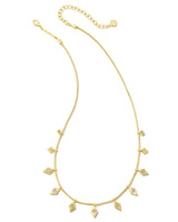 Kendra Scott Kinsley Strand Necklace - White, 14K Gold Plated