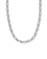 Kendra Scott Rosalie White Cubic Zirconia Silver Tennis Necklace
