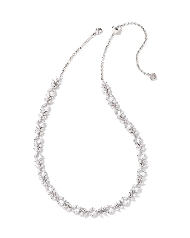 Kendra Scott Rosalie White Cubic Zirconia Silver Tennis