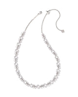 Kendra Scott Rosalie White Cubic Zirconia Silver Tennis Necklace