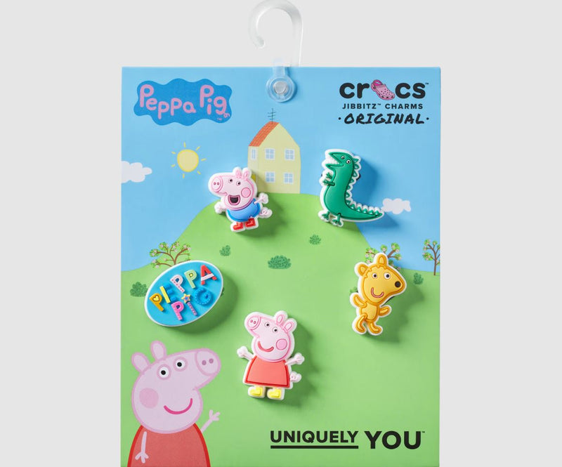 Crocs Peppa Pig Character Shoe Charm Jibbitz - 5 pk