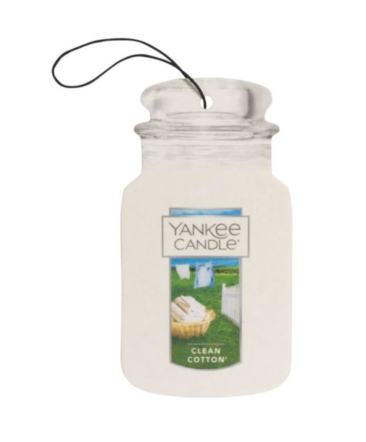 Yankee Candle Car Jar Car Freshener - Clean Cotton